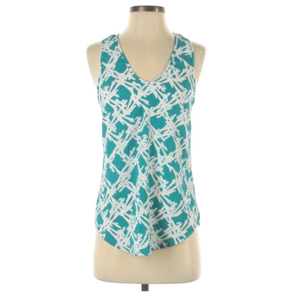 Teal Southern Frock sleeveless blouse